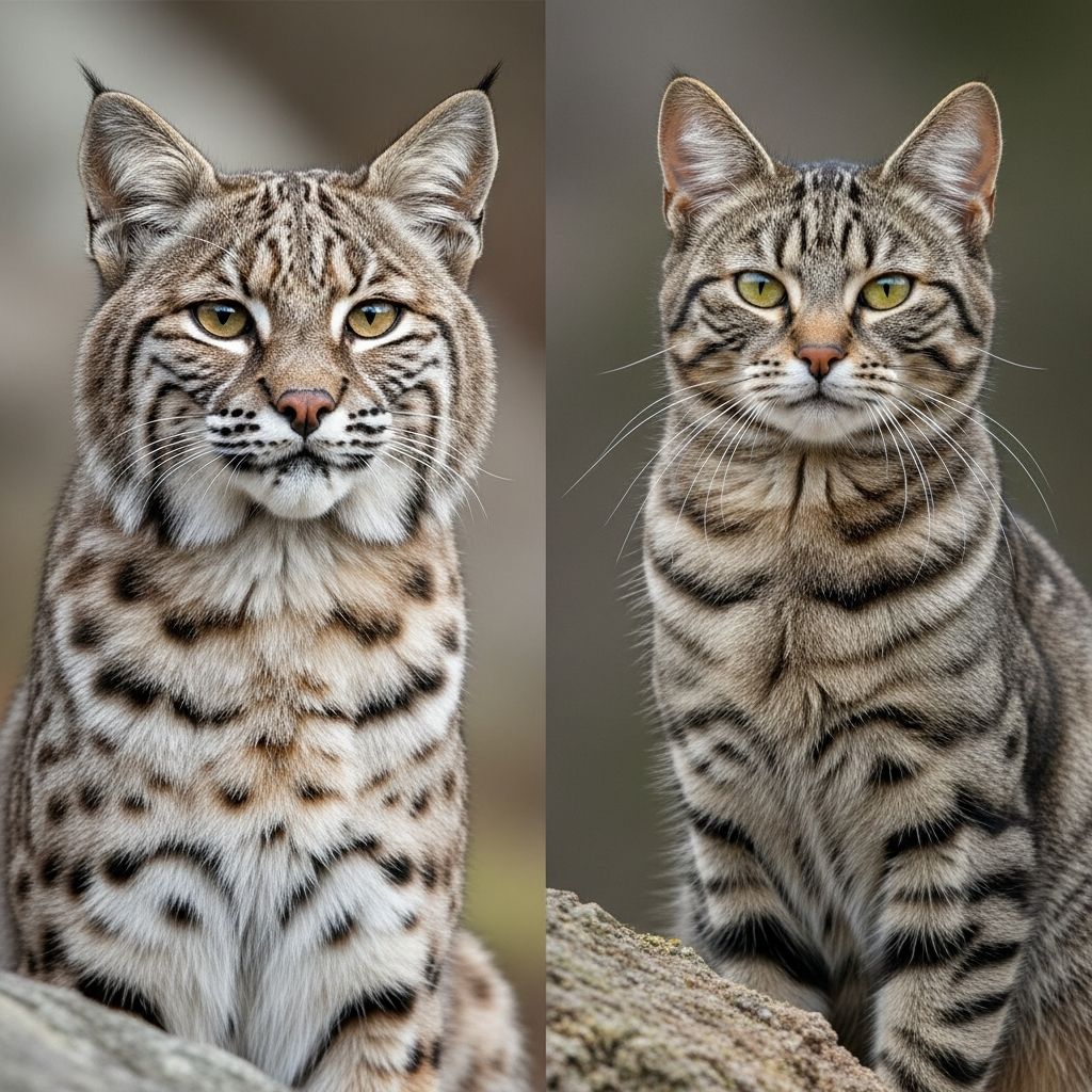 Bobcats and Domestic Cats: Hybrid Possibility? Exploring the science behind bobcat-domestic cat breeding myths, genetic barriers, and what experts say about wild-domestic feline crosses.
