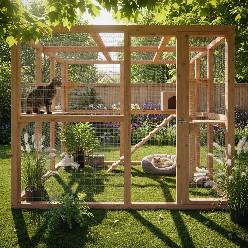 Build Your Own Cat Enclosure: 5-Step DIY Guide Create a safe outdoor paradise for your cat with these DIY cat enclosure plans, materials, and step-by-step instructions for ultimate feline freedom.