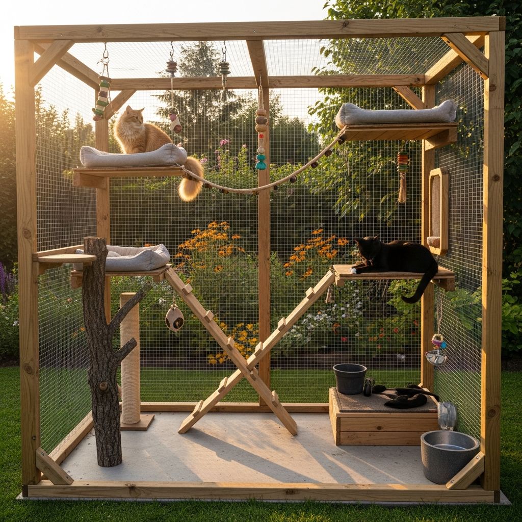 Build Your Own Cat Enclosure: 6-Step DIY Guide For Safety Discover how to craft a secure outdoor haven for your cat with our detailed DIY guide, ensuring safety and endless fun.