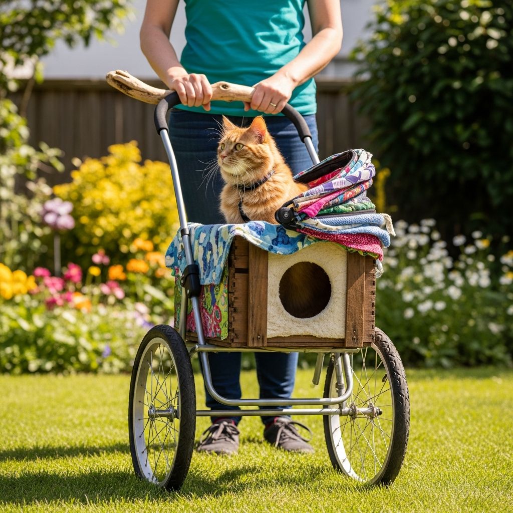 DIY Cat Stroller: Step-By-Step Custom Build For Under $50 Craft a custom cat stroller at home with simple materials for safe outdoor adventures and endless feline fun.