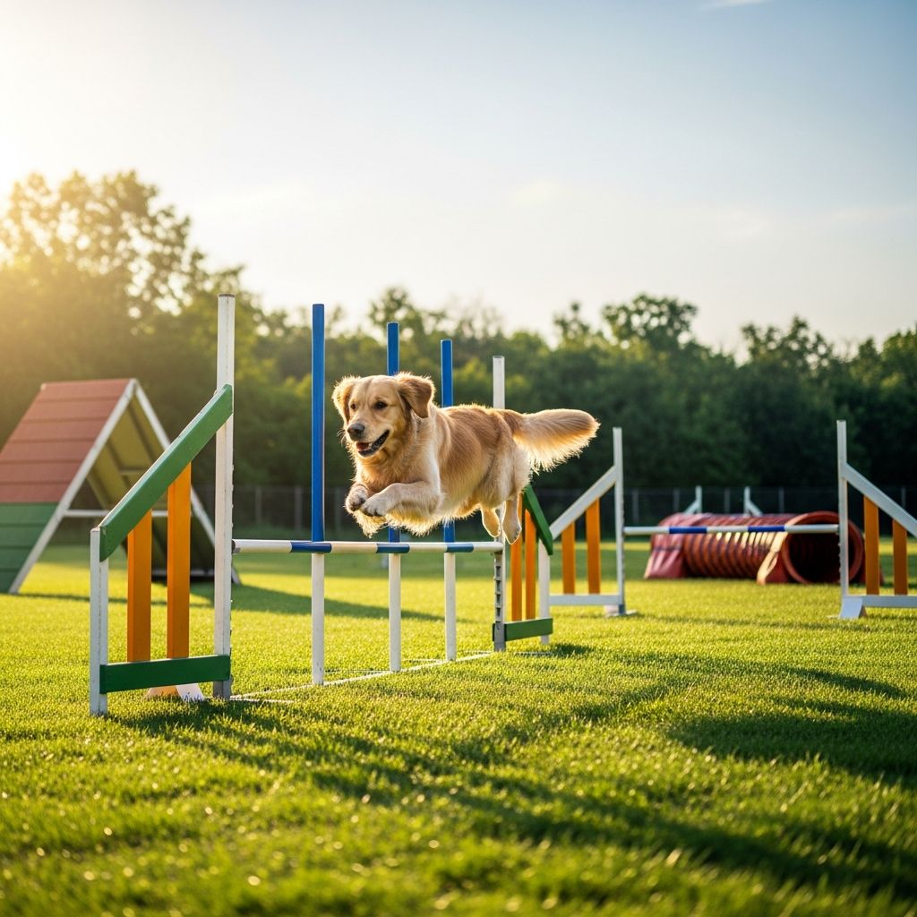 Dog Agility Course: Step-By-Step Guide To DIY At Home Transform your backyard into a fun agility playground with affordable DIY obstacles that boost your dog's fitness and skills.