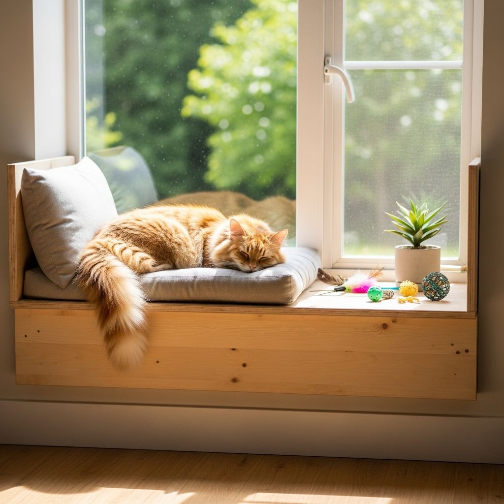 Building Cat Window Seats: 6-Step DIY Construction Guide Transform your windows into feline havens with these creative construction projects