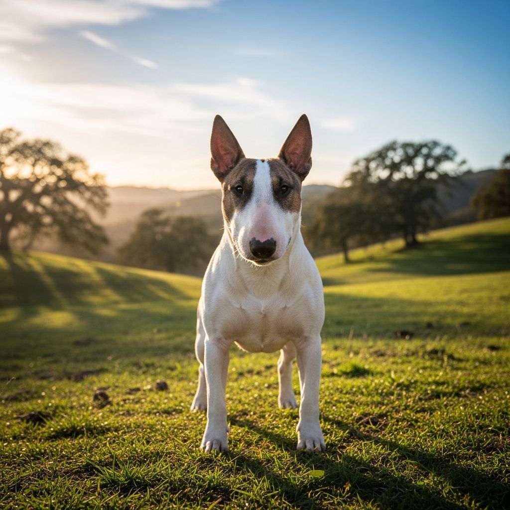 Bull Terrier: Essential Guide To Origins, Care & Training Discover the fearless, loyal, and playful Bull Terrier: from gritty origins to cherished family companion with unique egg-shaped head.