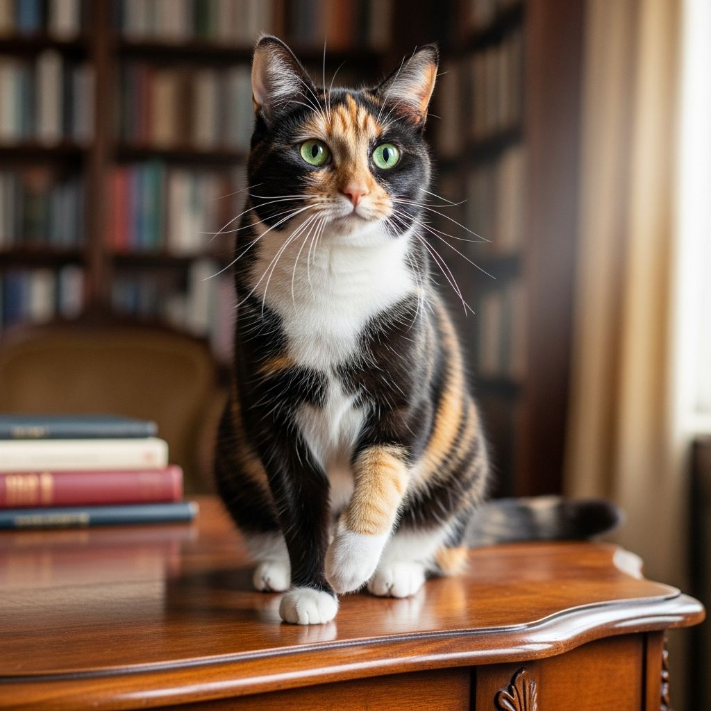 Discover 170+ elegant calico cat names perfect for your tri-colored feline companion.