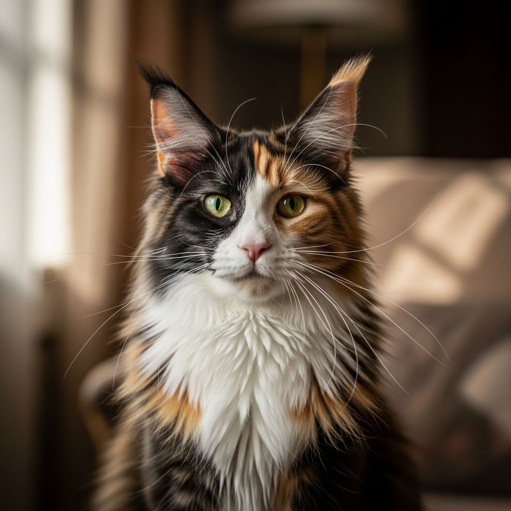 Calico Maine Coon Cats: Complete Guide To Care And Personality Discover the enchanting blend of vibrant calico patterns and majestic Maine Coon traits in these extraordinary feline companions.