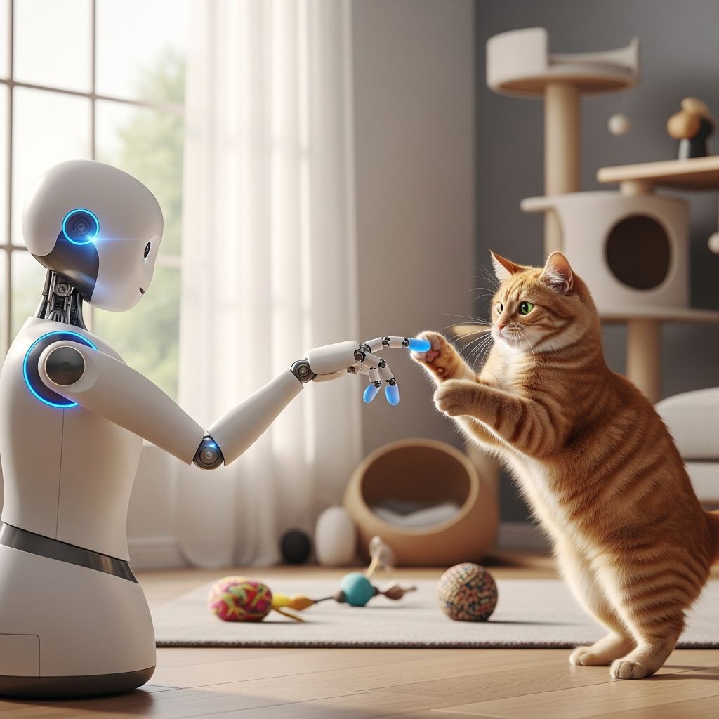 Can AI Raise A Cat: Key Insights Into Robotic Pet Parenting Exploring if AI robots can care for cats: UK research reveals promising results with a vital human touch.