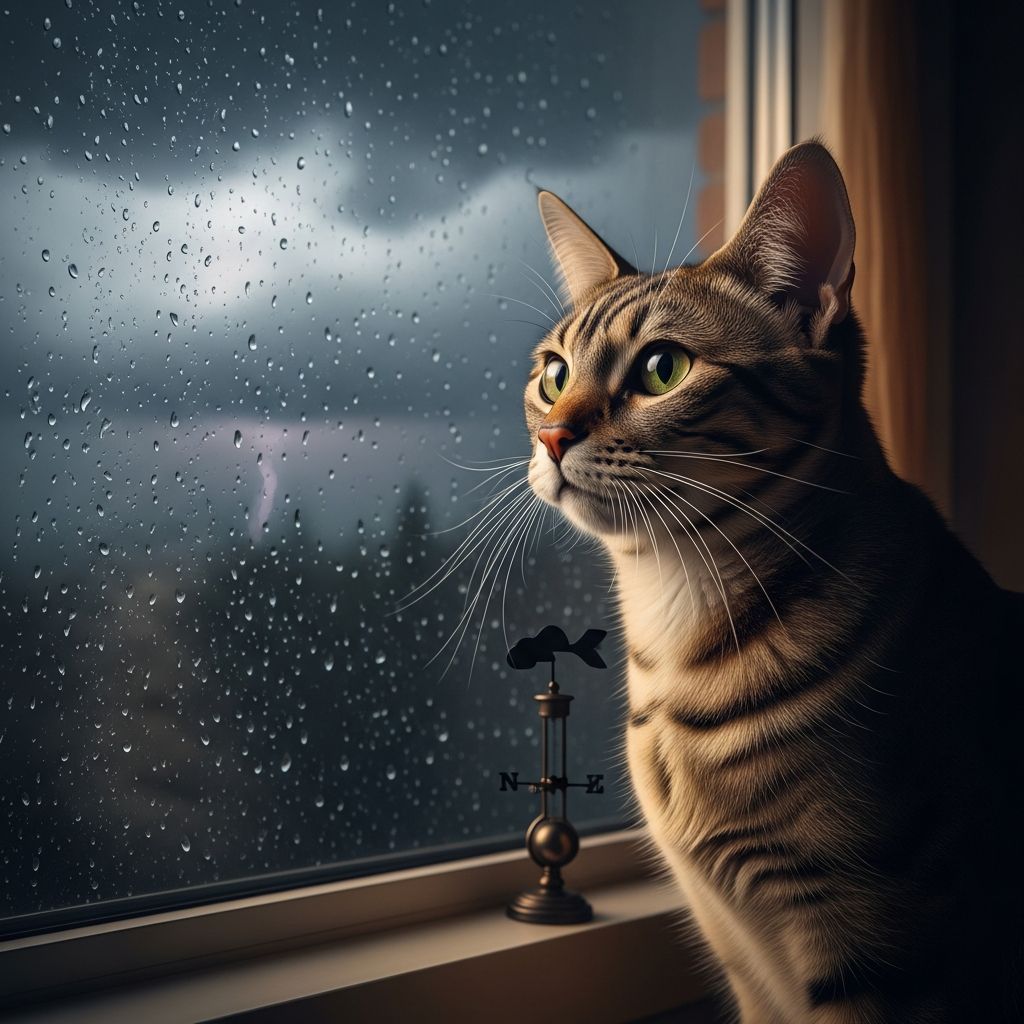 Discover if your cat's quirky behaviors truly signal incoming storms or if it's just feline intuition at work.