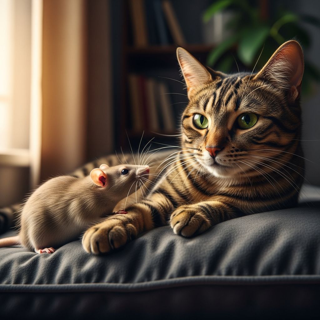 Can Cats And Rats Be Friends? Comprehensive Guide & Safety Tips Discover if unlikely cat-rat friendships can overcome natural predator-prey instincts with real stories and expert insights.