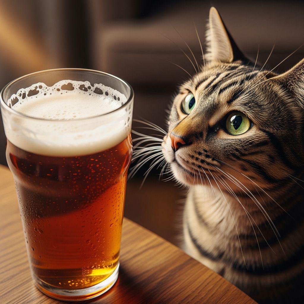 Discover why beer is toxic to cats, symptoms of alcohol poisoning, and essential prevention tips from veterinary experts.