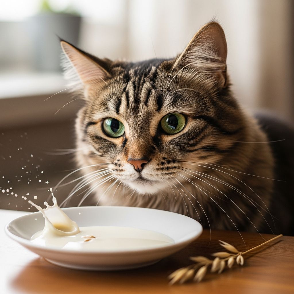 Discover if oat milk is safe for cats, its risks, benefits, and better alternatives for feline hydration and health.