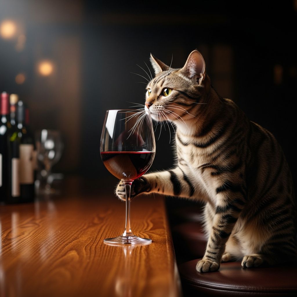Can Cats Drink Wine? Vet-Verified Safety Guide Discover why wine is dangerous for cats, recognize alcohol poisoning symptoms, and learn safe alternatives for your feline friend.