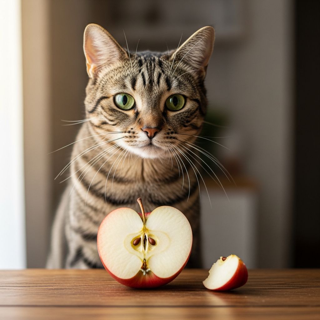 Can Cats Eat Apples? Complete Safety Guide For Your Cat Discover if apples are safe for cats, nutritional benefits, risks, and how to safely offer this fruit as an occasional treat.