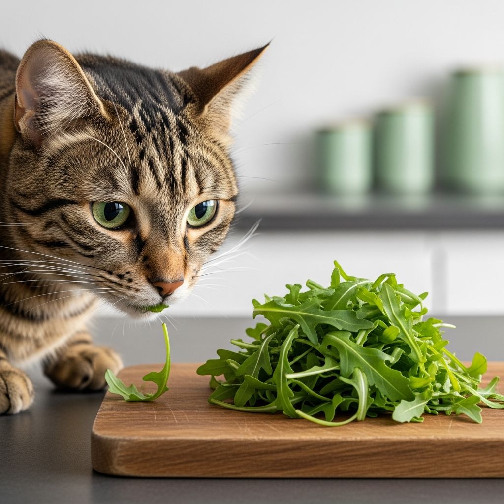Discover if arugula is safe for cats, its nutritional benefits, feeding guidelines, and potential risks for feline health.