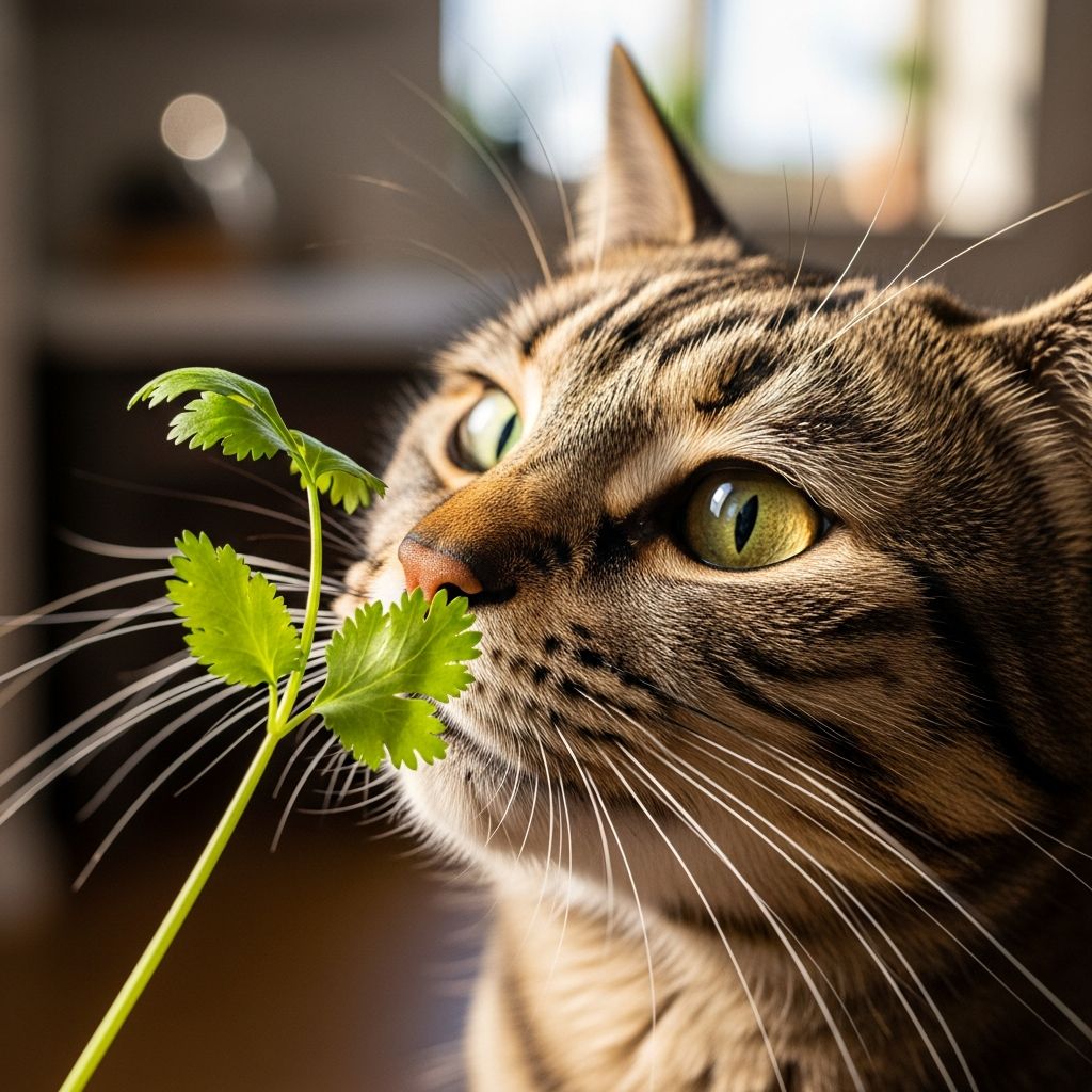 Can Cats Eat Cilantro? Expert Guide With 4 Vet-Approved Tips Discover if cilantro is safe for cats, its potential benefits, risks, and how to offer it safely to your feline friend.
