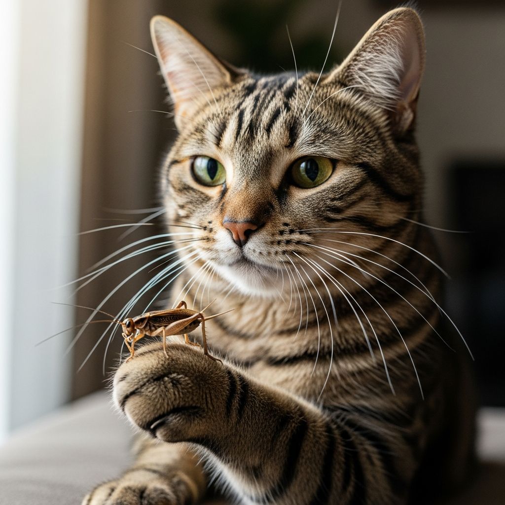 Discover if crickets are safe for cats, their nutritional benefits, and potential health risks to consider.