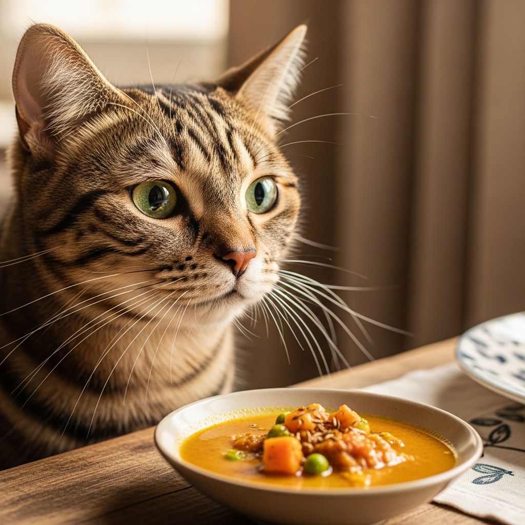 Can Cats Eat Curry? Vet-Reviewed Dangers & Safe Alternatives Vet-reviewed facts on whether cats can safely eat curry, risks of spices, and what to do if your cat ingests it.