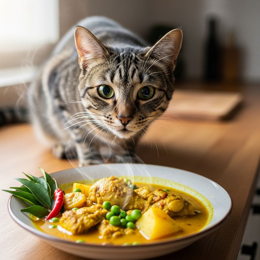 Can Cats Eat Curry? Guide To Risks & Safe Alternatives Discover if cats can safely enjoy curry, the hidden risks of spices like garlic and onions, and safer treat alternatives for your feline friend.