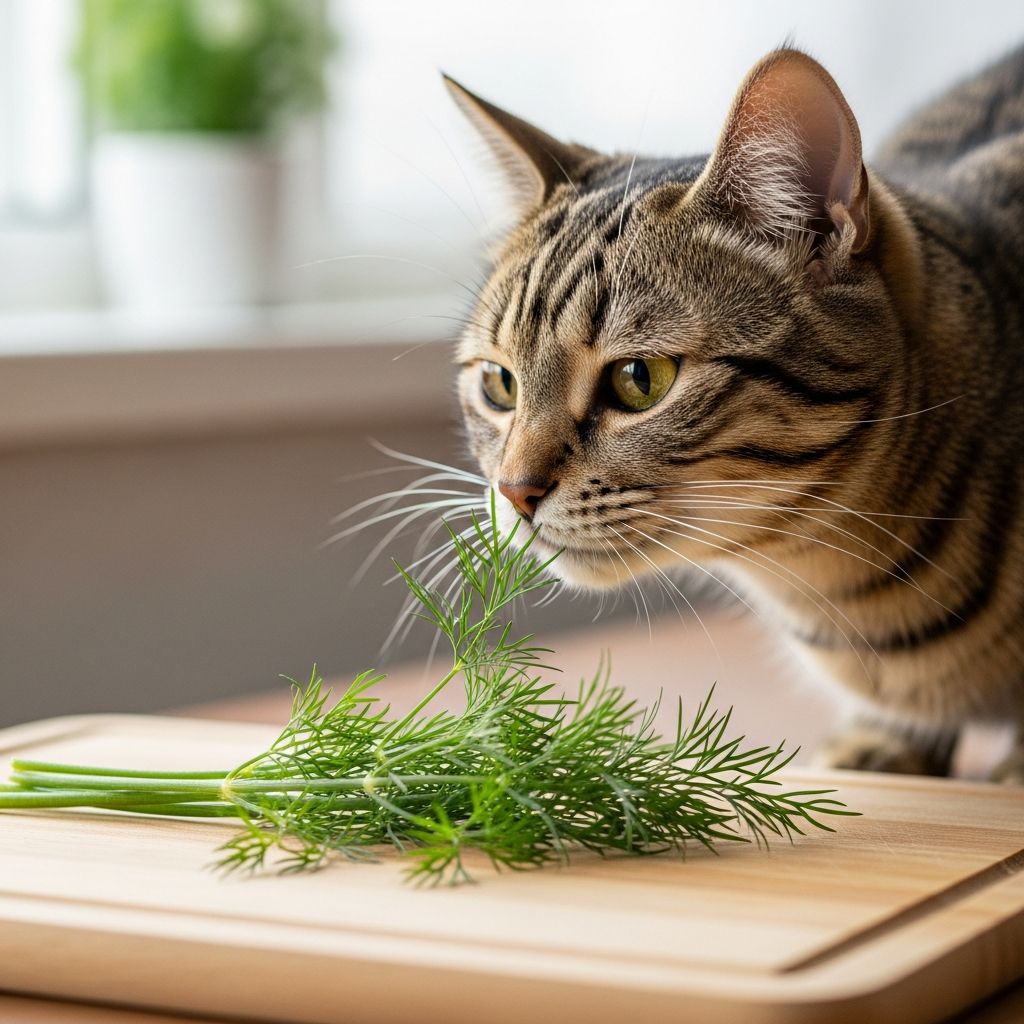 Discover if dill is safe for cats, its benefits, risks, and how to feed it properly as an occasional treat.