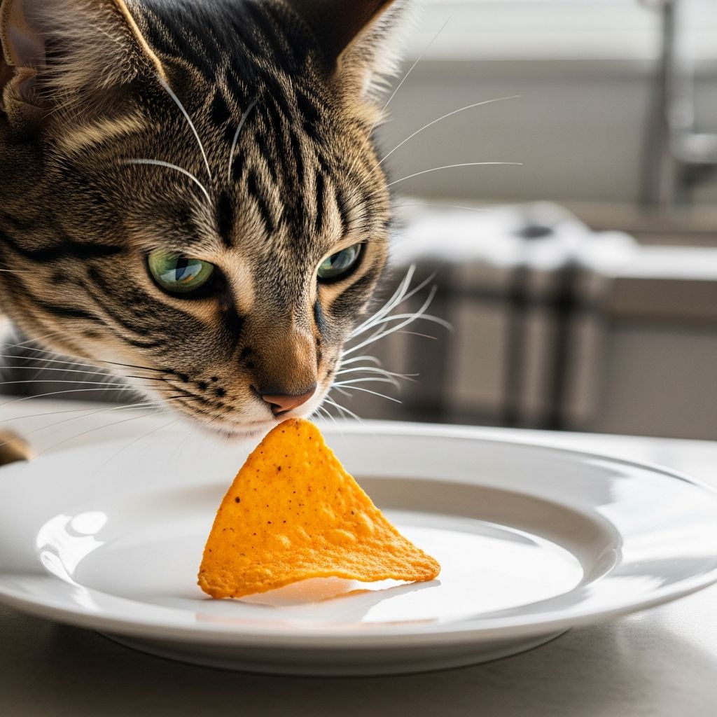 Discover if Doritos are safe for cats, potential risks, and healthier treat alternatives for your feline friend.