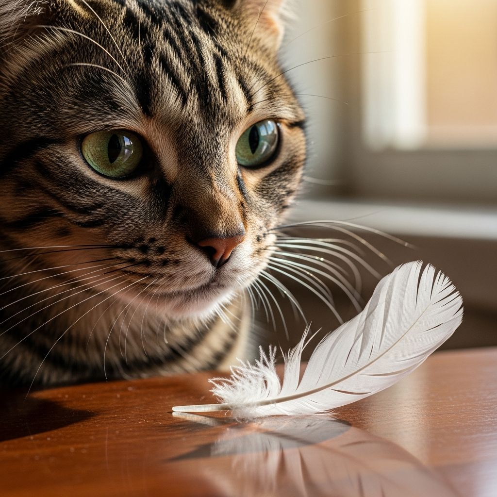 Discover if feathers are safe for cats, the health risks involved, symptoms to watch for, and expert tips to prevent ingestion.