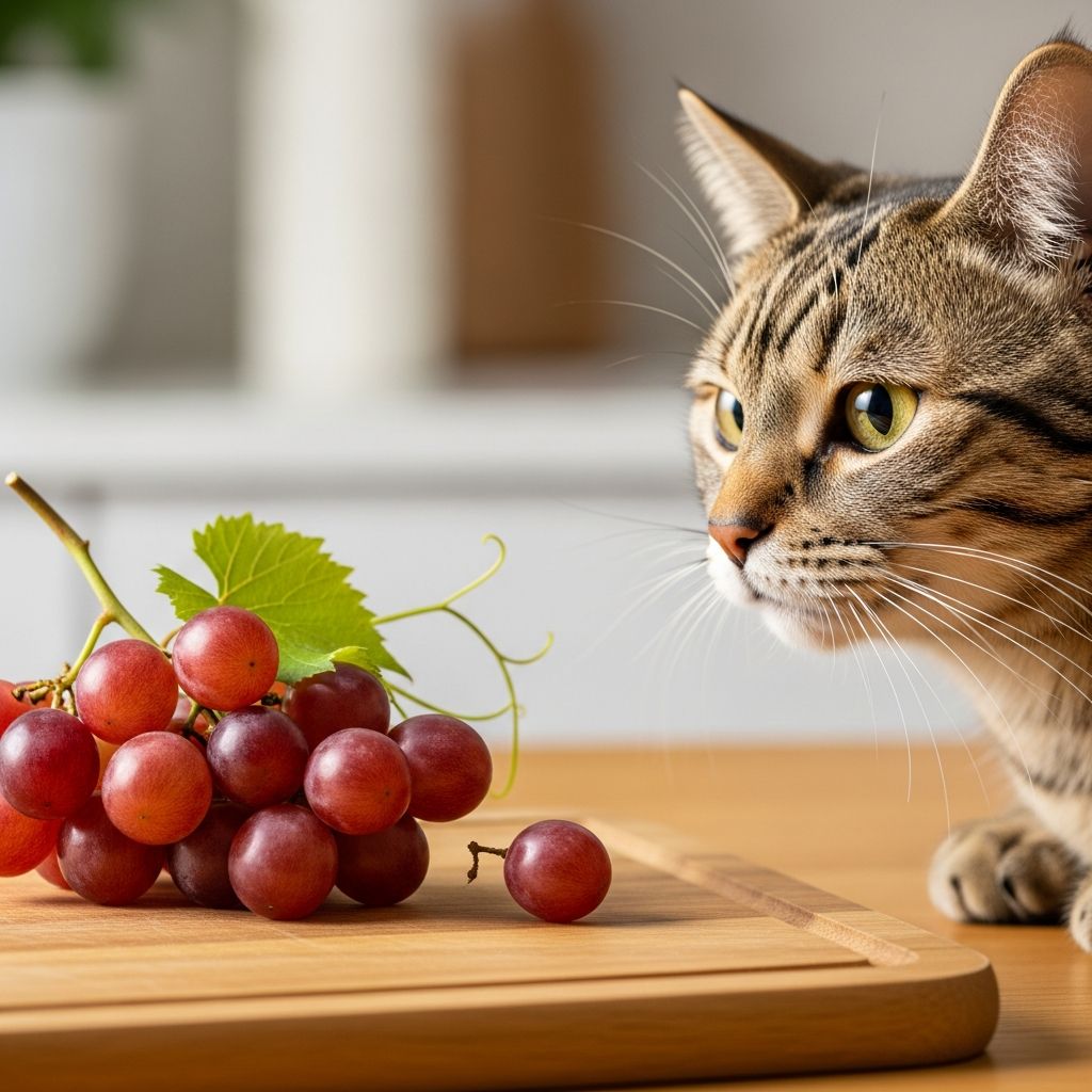 Can Cats Eat Grapes Safely? 4 Vital Steps To Protect Them Discover why grapes are dangerous for cats, potential toxicity risks, symptoms to watch for, and essential safety tips for pet parents.