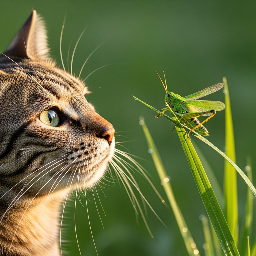 Can Cats Eat Grasshoppers? Vet-Approved Facts & Safety Guide Discover if grasshoppers are safe for cats, their nutritional value, potential risks, and expert vet advice on feline insect consumption.