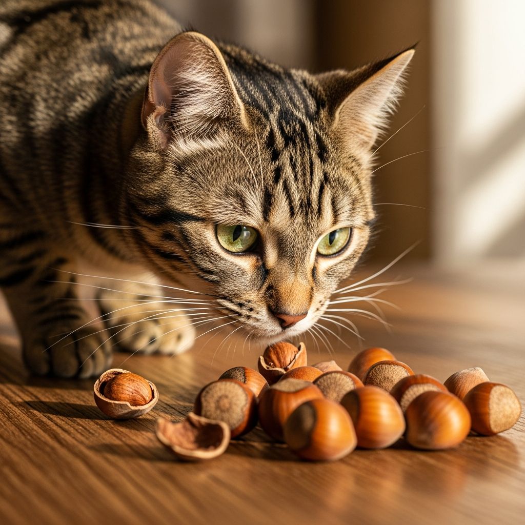 Can Cats Eat Hazelnuts? Vet-Approved Risks & Safe Alternatives Vet-approved facts on hazelnuts for cats: non-toxic but risky due to fat, choking, and seasonings.