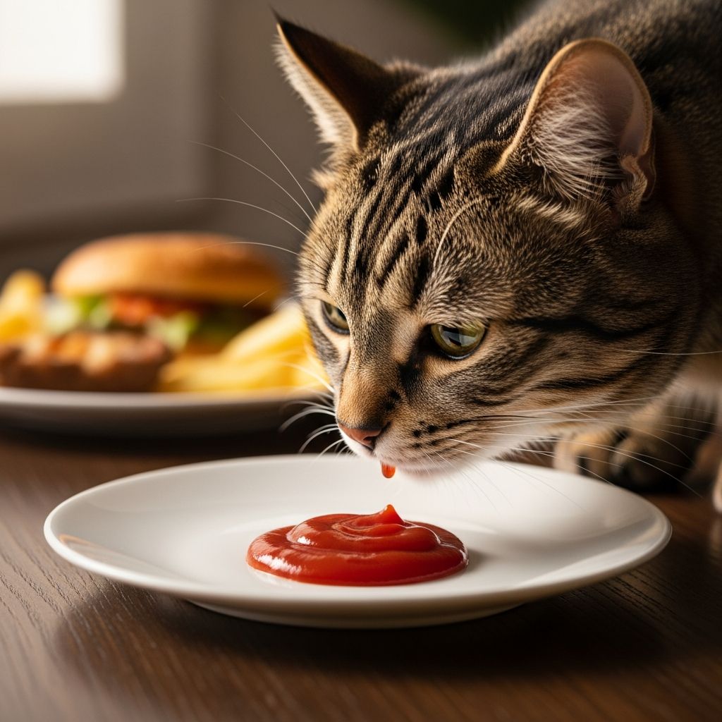 Can Cats Eat Ketchup? 5 Risks Every Cat Parent Should Know Discover why ketchup is unsafe for cats due to toxic ingredients like garlic, onion, sugar, and salt—vet-reviewed facts inside.