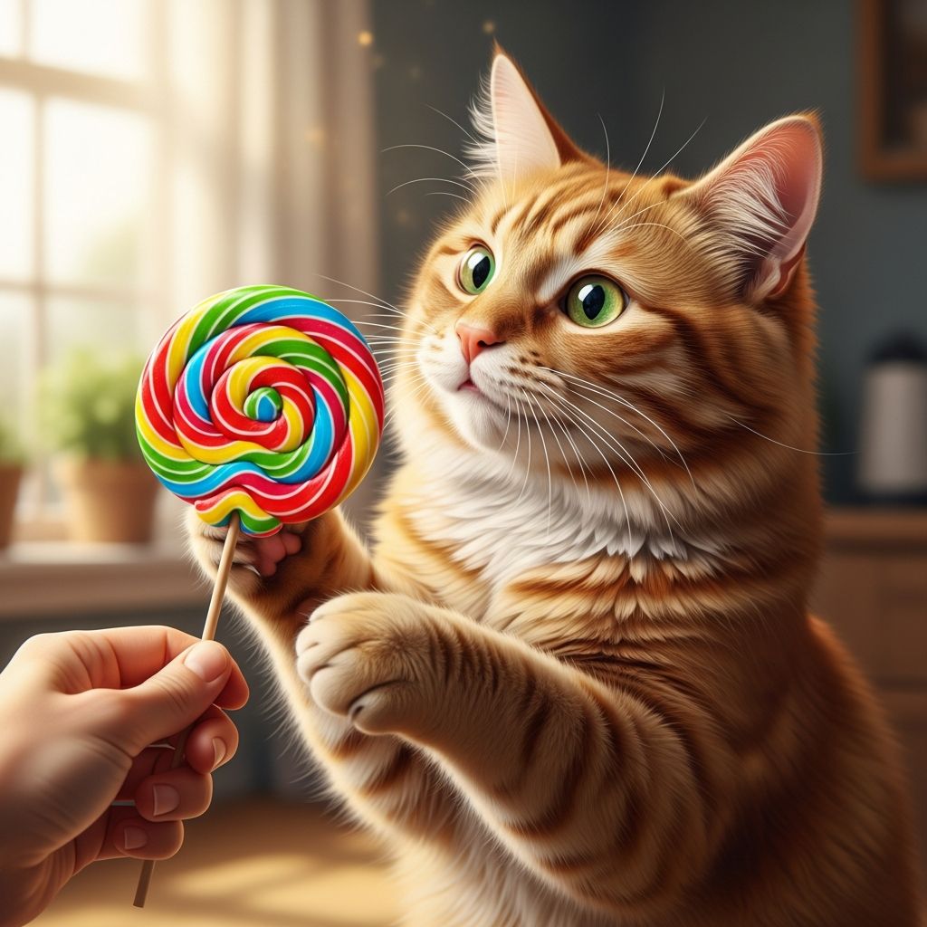 Can Cats Eat Lollipops? 4 Serious Risks To Their Health Discover why lollipops are unsafe for cats, the hidden dangers of sugar and xylitol, and vet-approved safe treat alternatives for your feline friend.