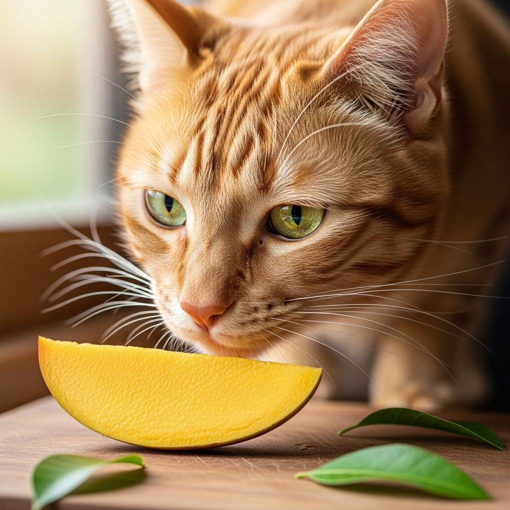 Discover if mango is safe for your cat, nutritional benefits, risks, and how to safely offer this tropical fruit as an occasional treat.