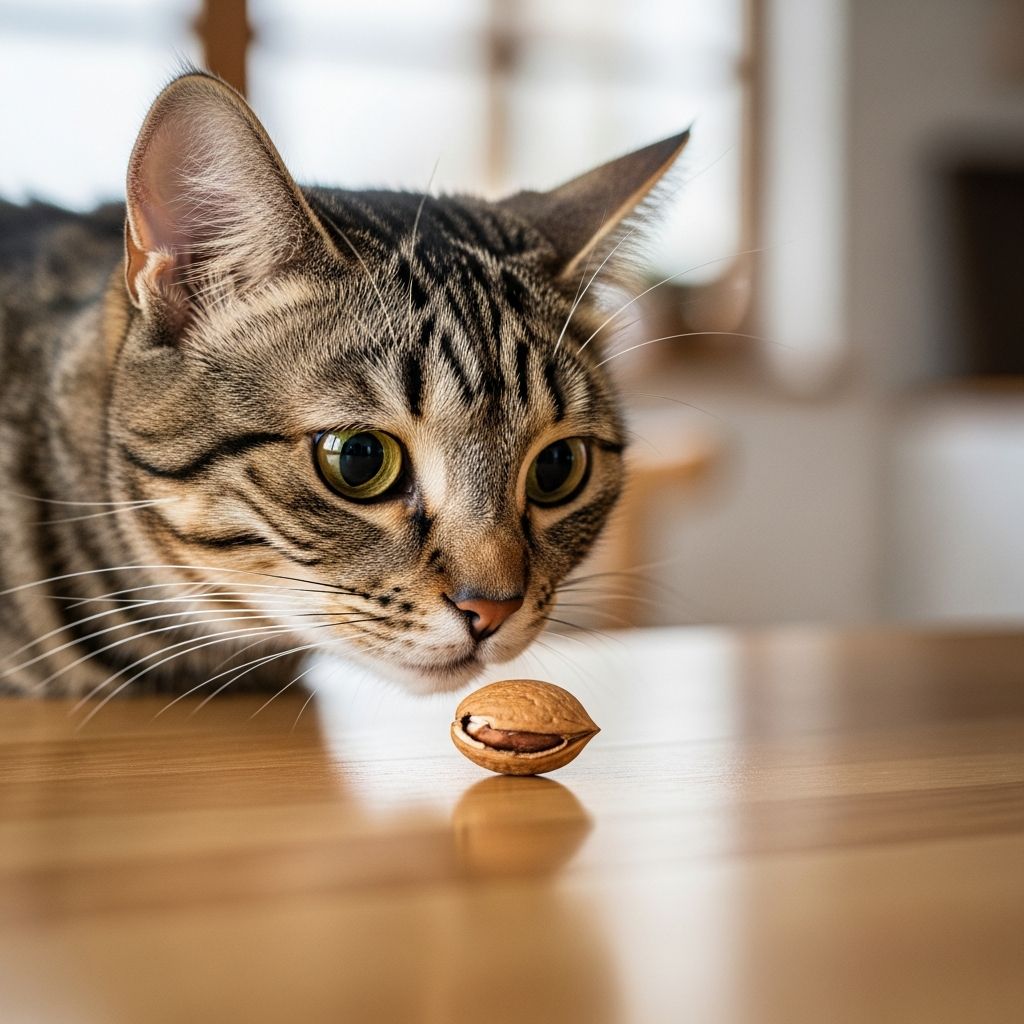 Discover which nuts are safe for cats, potential risks, and healthier treat alternatives for your feline friend.