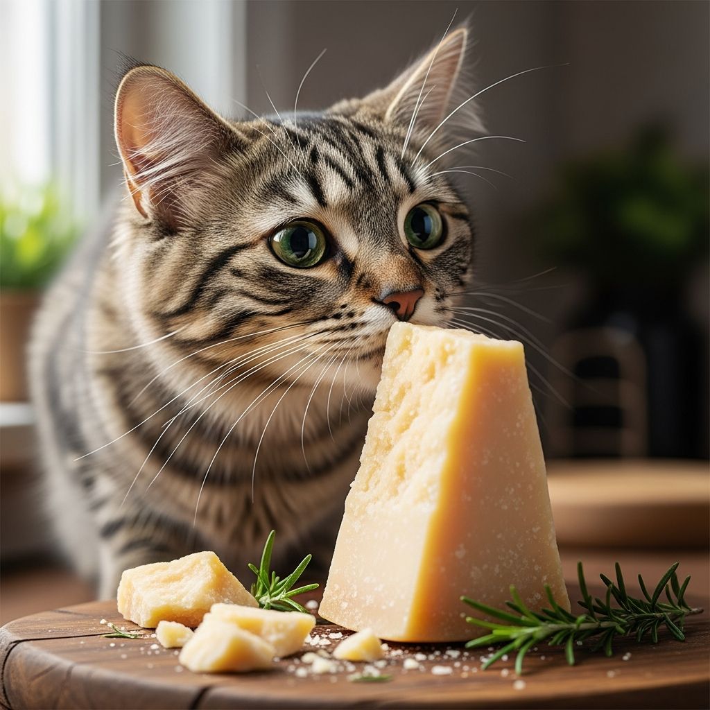 Vet-approved facts on whether parmesan cheese is safe for cats, its risks, and better treat alternatives.