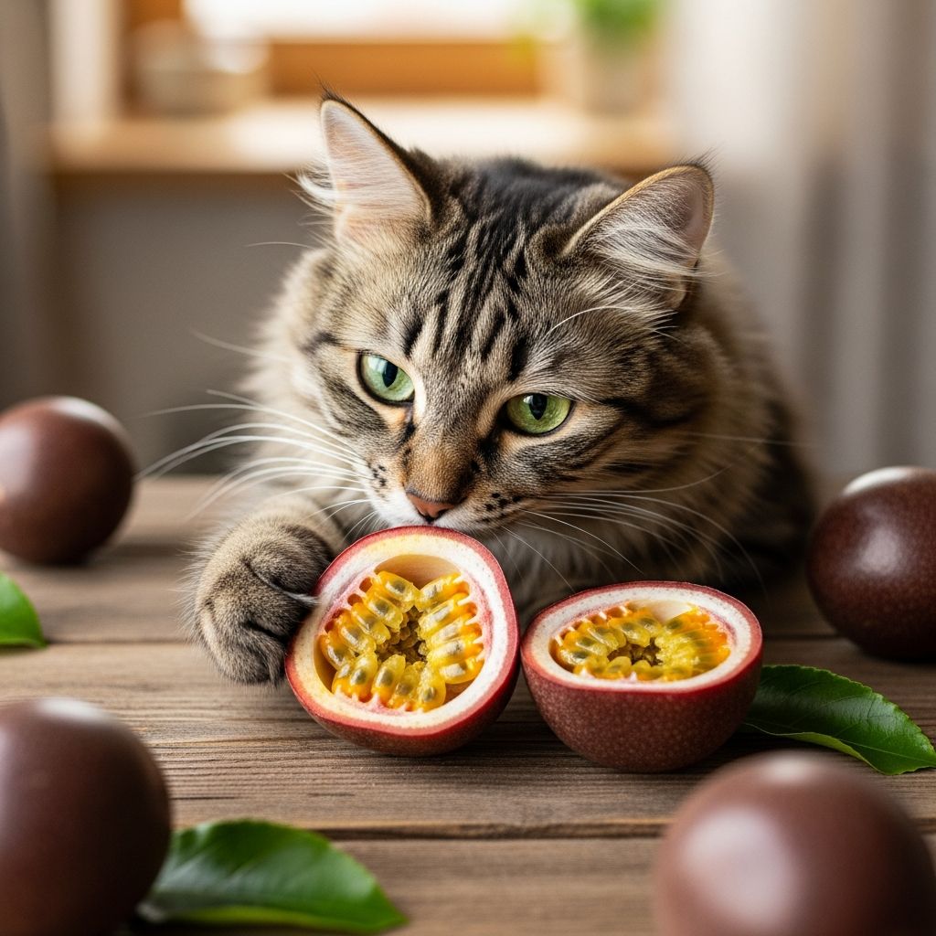 Discover if passion fruit is safe for cats, potential risks, benefits, and safer fruit alternatives for your feline friend.