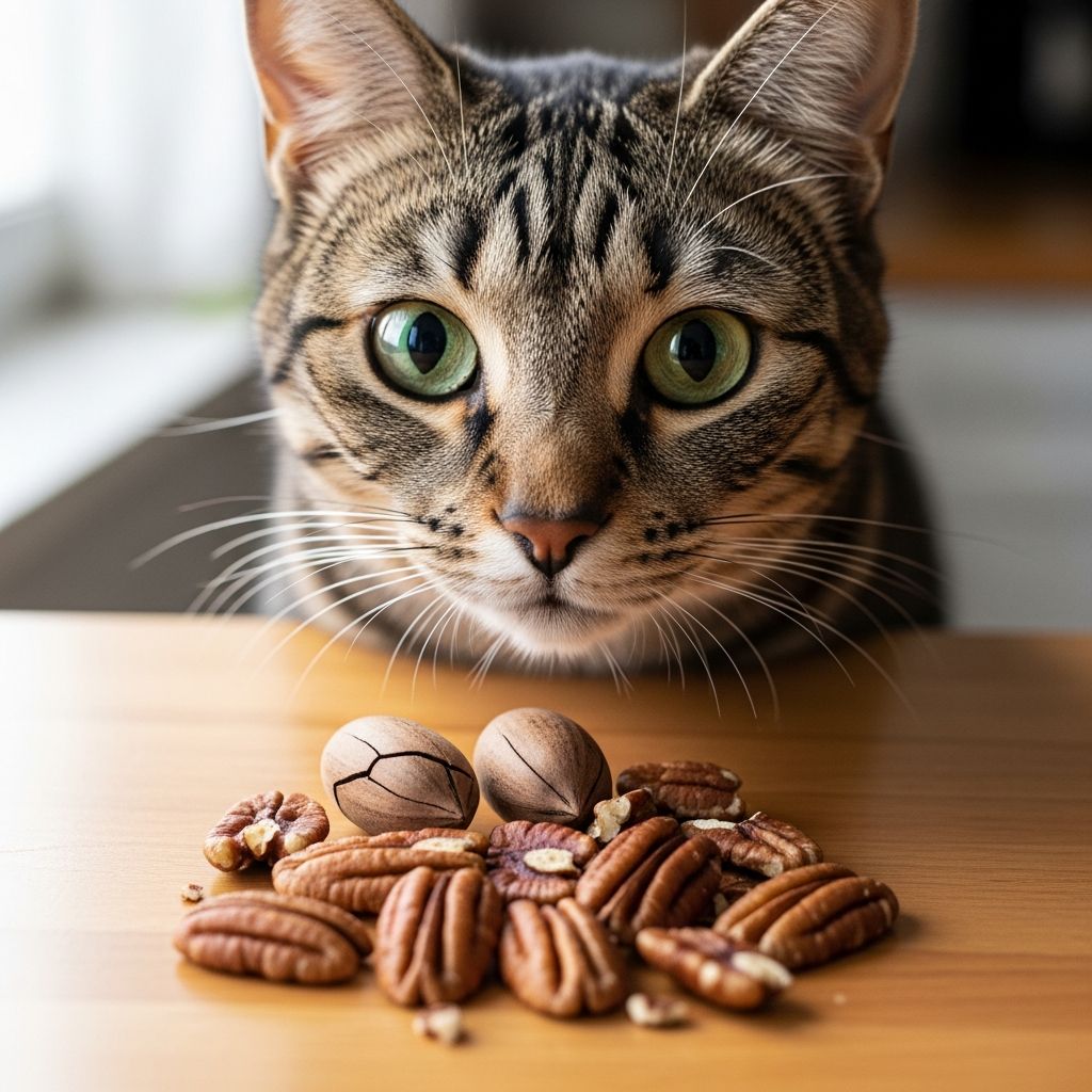 Can Cats Eat Pecans? Vet-Approved Guide And Safety Tips Learn whether pecans are safe for cats and what risks they may pose to feline health.