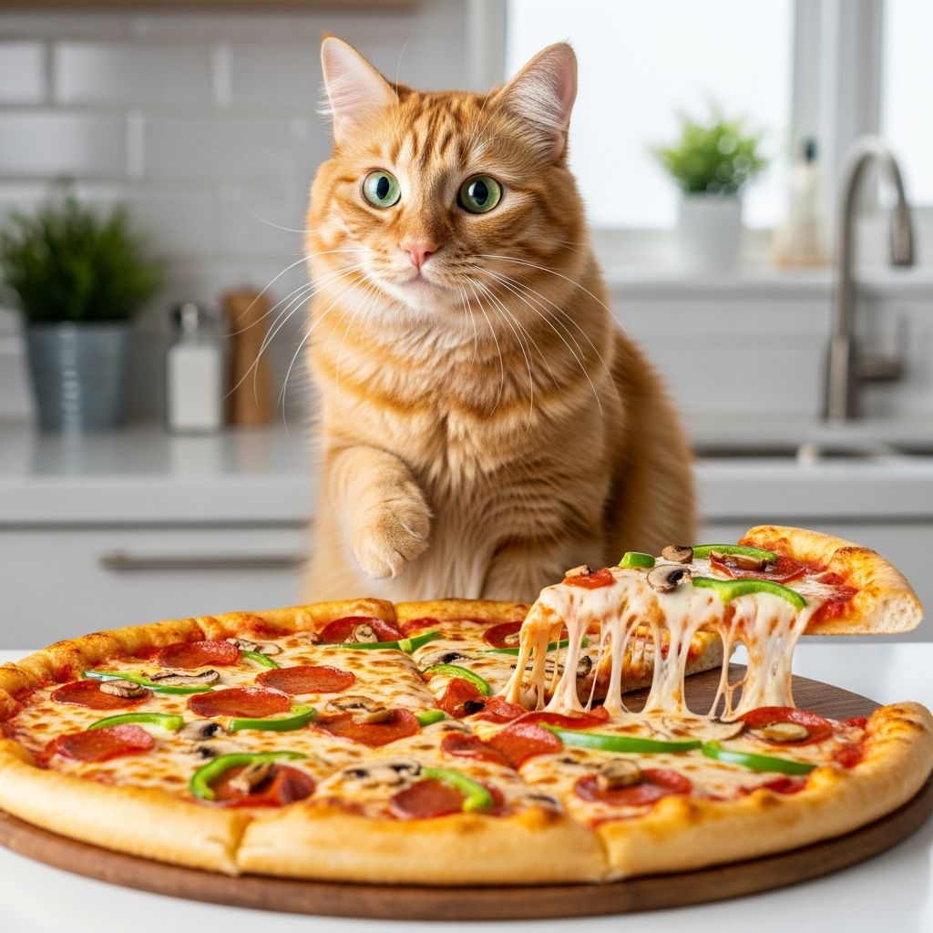 Can Cats Eat Pizza? Complete Guide To Risks And Safe Treats Discover if pizza is safe for cats, explore risks from cheese, crust, sauce, and toppings, and learn vet-approved alternatives for treats.
