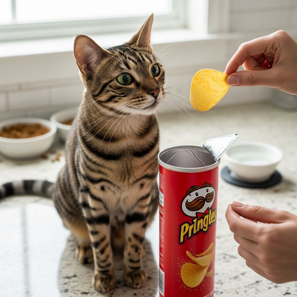 Can Cats Eat Pringles? Vet-Reviewed Facts & FAQ Learn why Pringles aren't suitable for cats and what to feed instead.