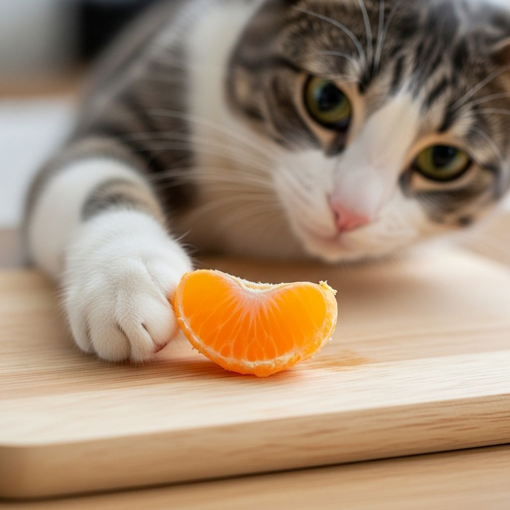 Vet-reviewed facts on tangerine safety for cats: risks, benefits, and safer fruit alternatives.