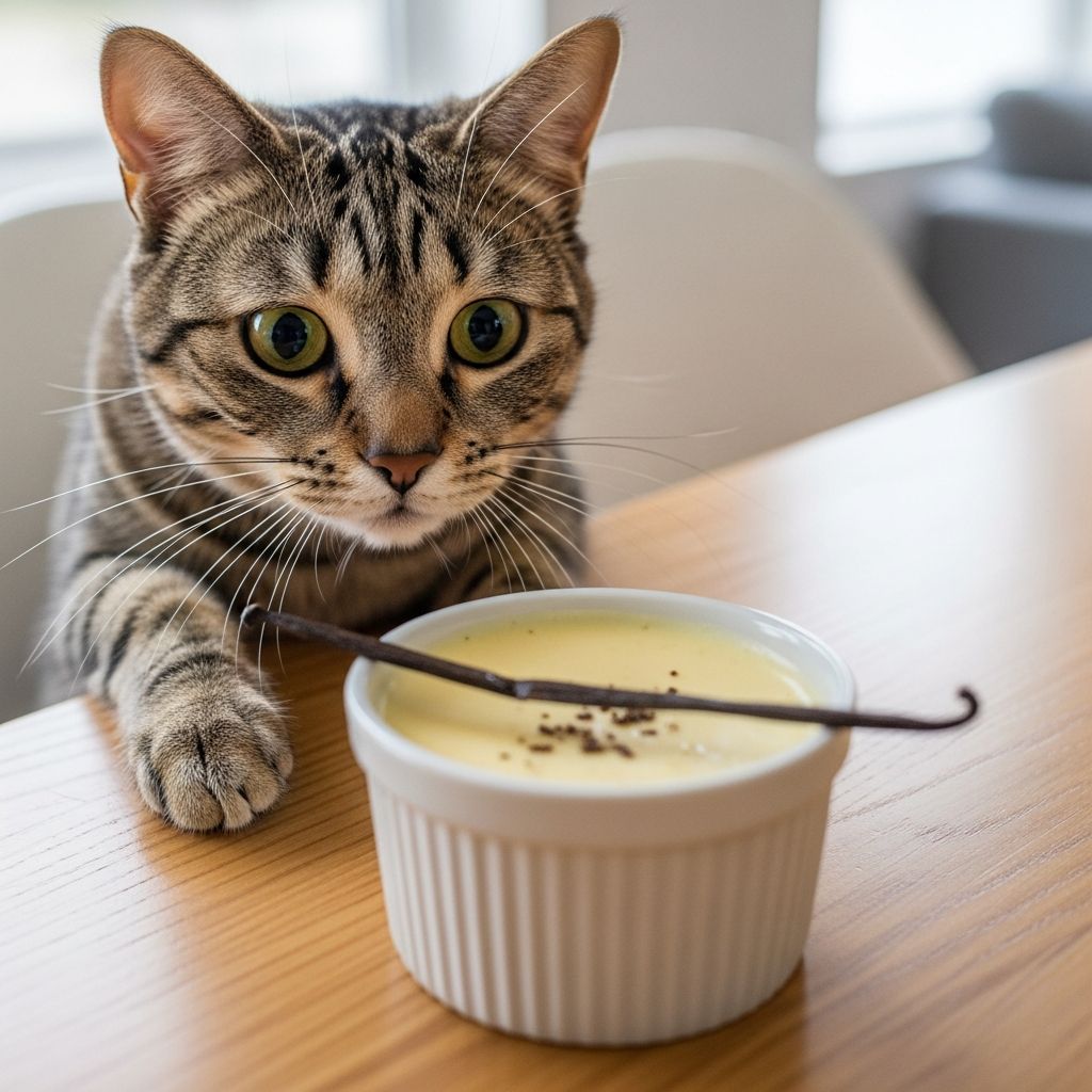 Vet-reviewed facts on why vanilla pudding is unsafe for cats, plus safer treat alternatives and what to do if your kitty sneaks a bite.