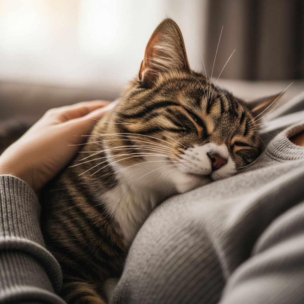 Uncover the science behind feline affection: Do cats truly love their humans or just tolerate us for food and shelter?