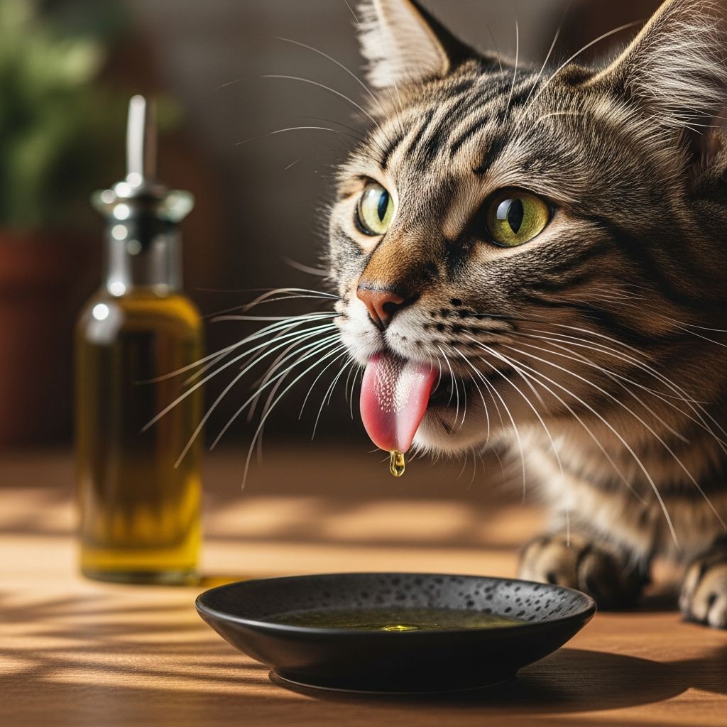 Can Cats Have Olive Oil: Vet Guide To Benefits, Risks & Dosage Vet-approved facts on olive oil for cats: benefits, risks, safe amounts, and expert advice for feline health.