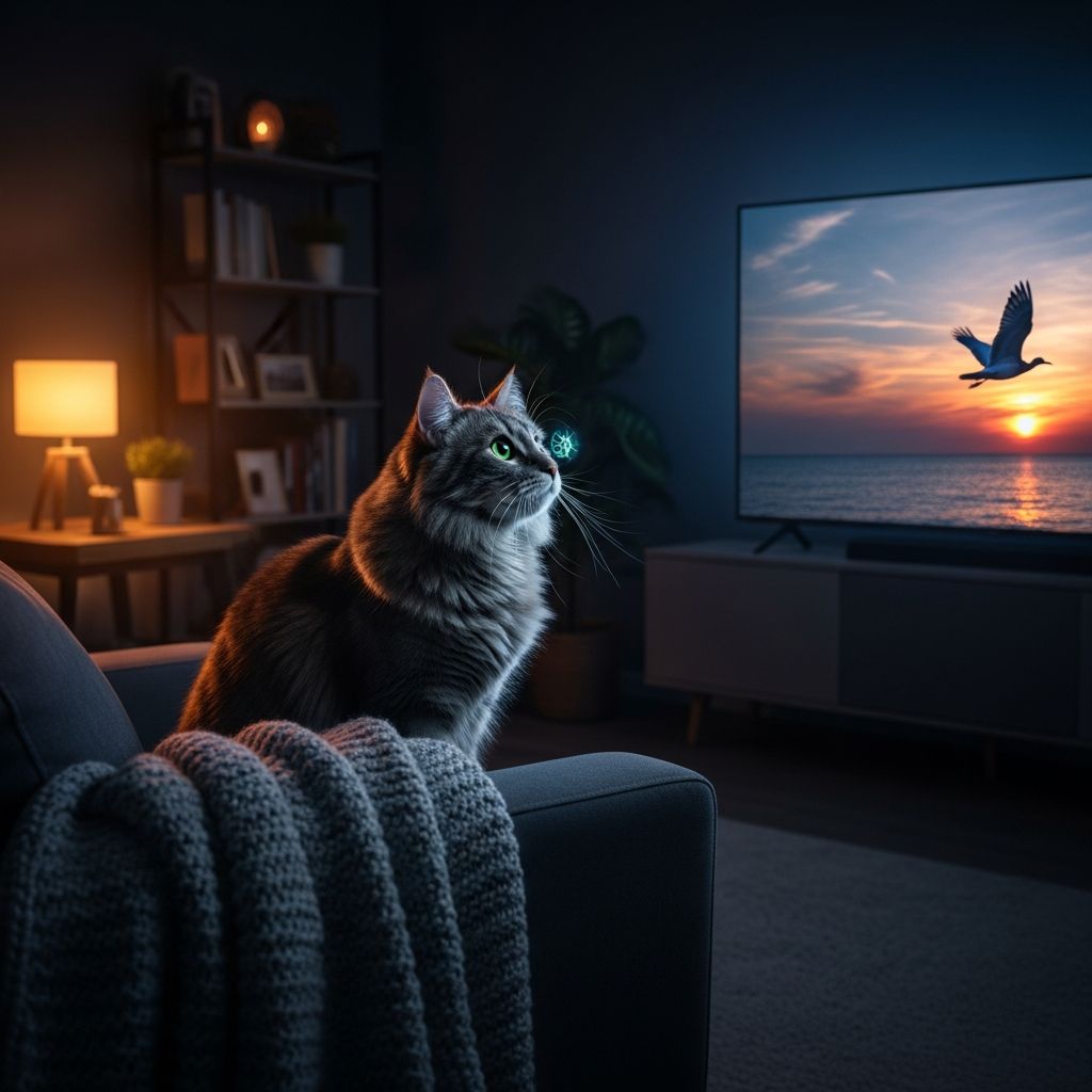 Discover if cats can really watch TV, how their unique vision and hearing make screens captivating, and tips for cat-friendly programming.