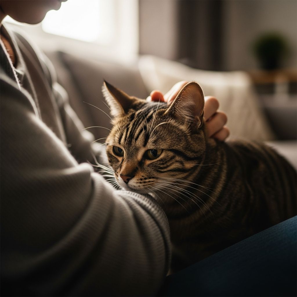 Uncover the science behind your cat's empathy: Do they really know when you're feeling down?