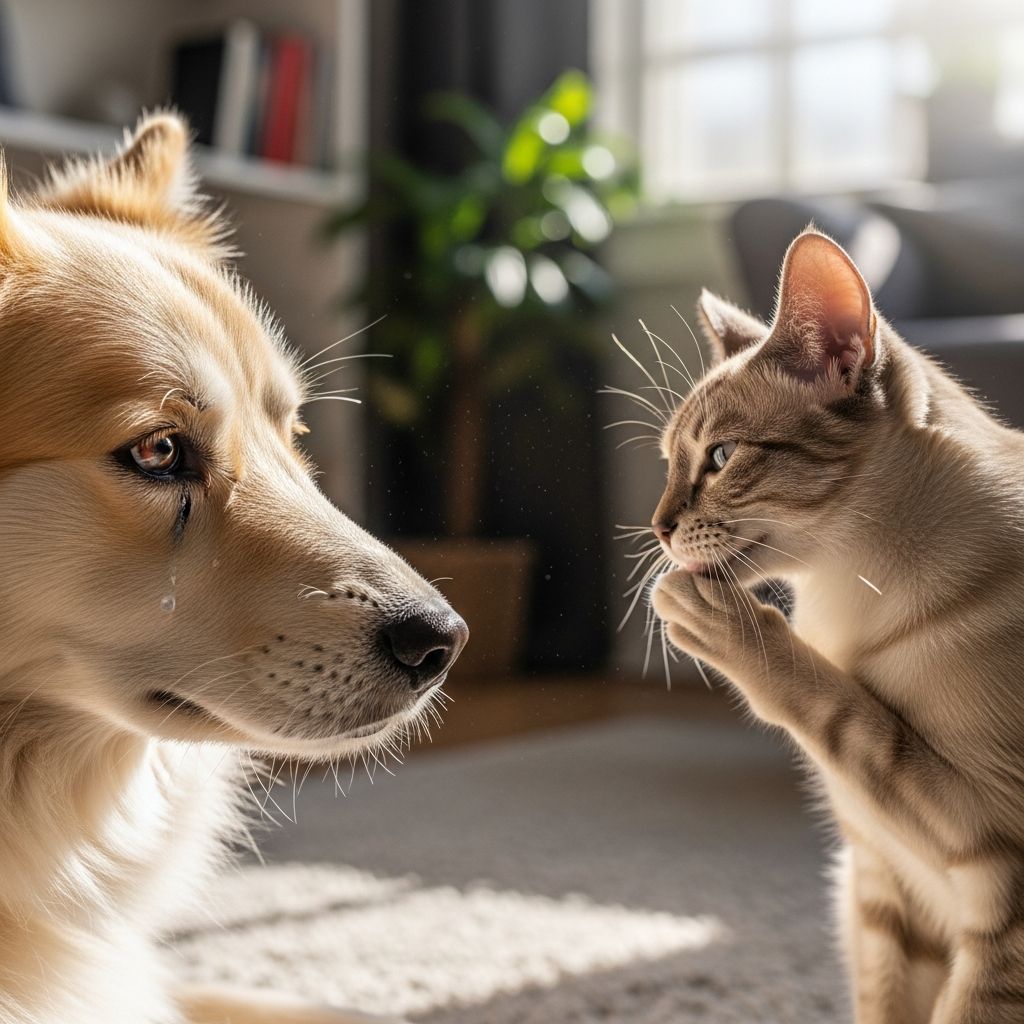 Can Dogs Be Allergic To Cats? What You Need To Know Learn about dog allergies to cats, symptoms, and management strategies for multi-pet households.