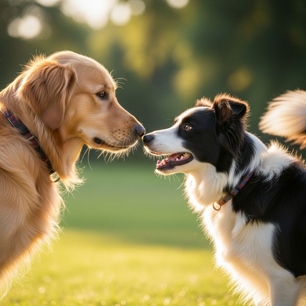 Discover how dogs use body language, vocalizations, scents, and more to talk to each other and humans.
