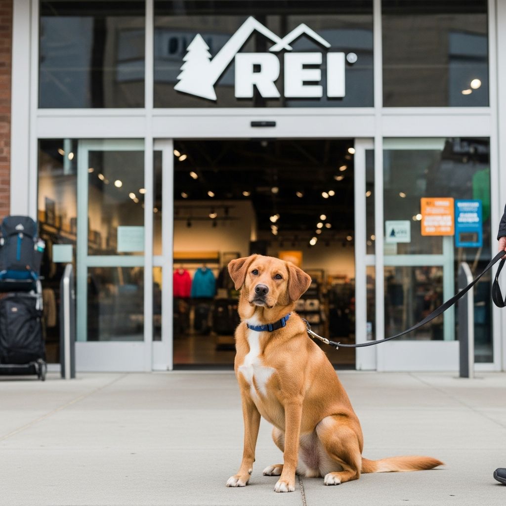 Can Dogs Enter REI Stores? 5 Tips For A Dog-Friendly Visit Discover REI's pet policies, service dog rules, and tips for bringing your dog shopping at outdoor gear retailers.