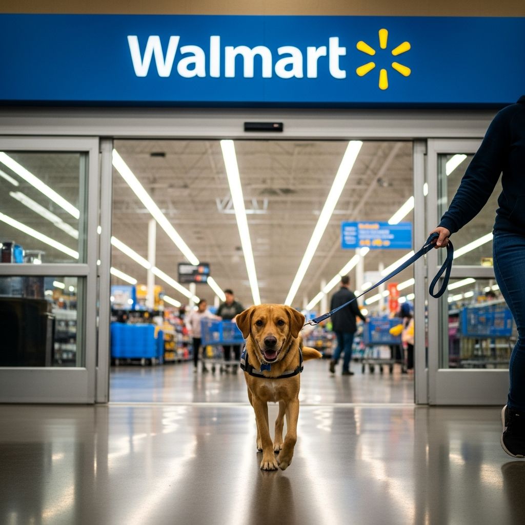 Discover Walmart's strict no-pets rule, service dog exceptions, and tips for pet owners navigating retail policies.