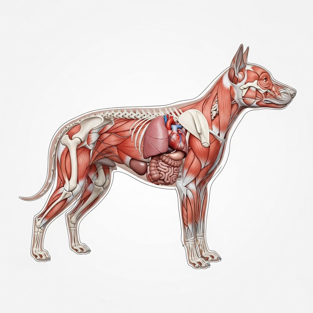 Canine Anatomy Essentials: Complete Dog Skeletal & Muscle Guide Unlock the secrets of your dog's body structure, from skeletal framework to vital organs, for better health and care insights.