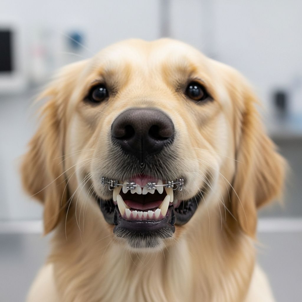 Discover how canine orthodontics corrects misaligned teeth in dogs, preventing pain and improving oral health through braces and other treatments.