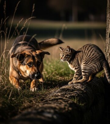 Decode why your dog chases cats and practical solutions for peaceful coexistence.