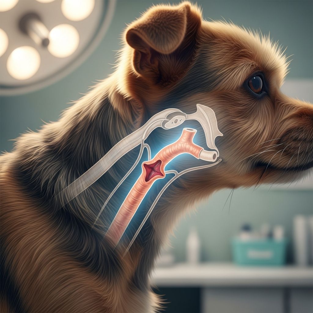 Understand tracheal collapse in dogs: from honking coughs to effective treatments for better breathing and life quality.